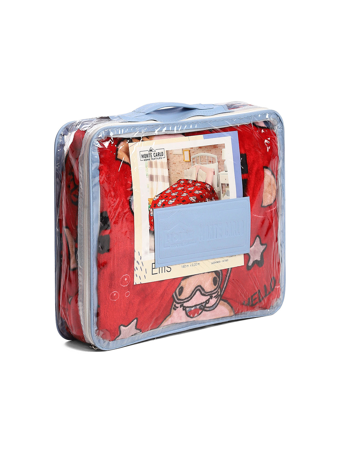 Printed Single Bed 300 GSM Blanket for AC Room - (Ellis)