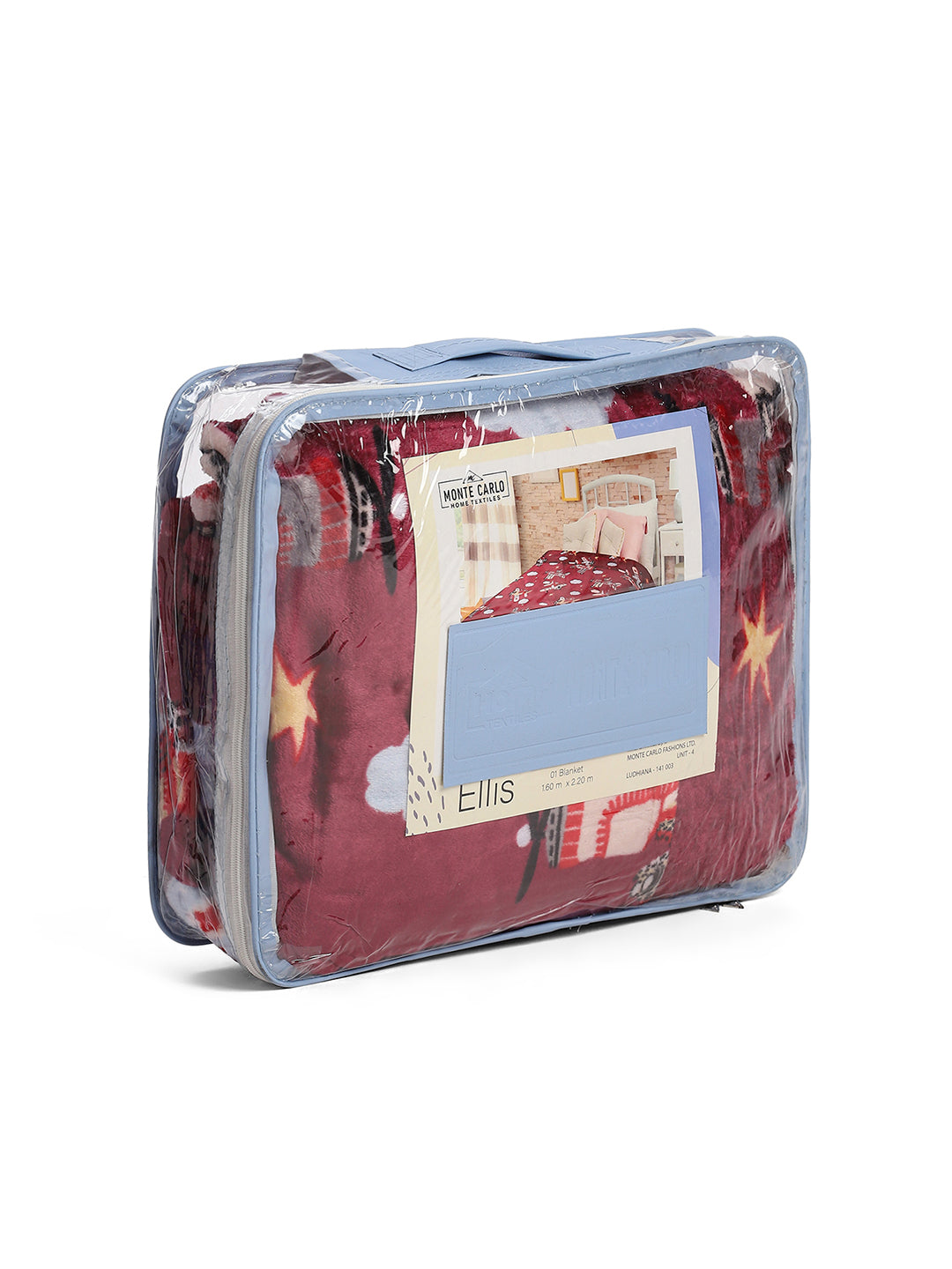 Printed Single Bed 300 GSM Blanket for AC Room - (Ellis)