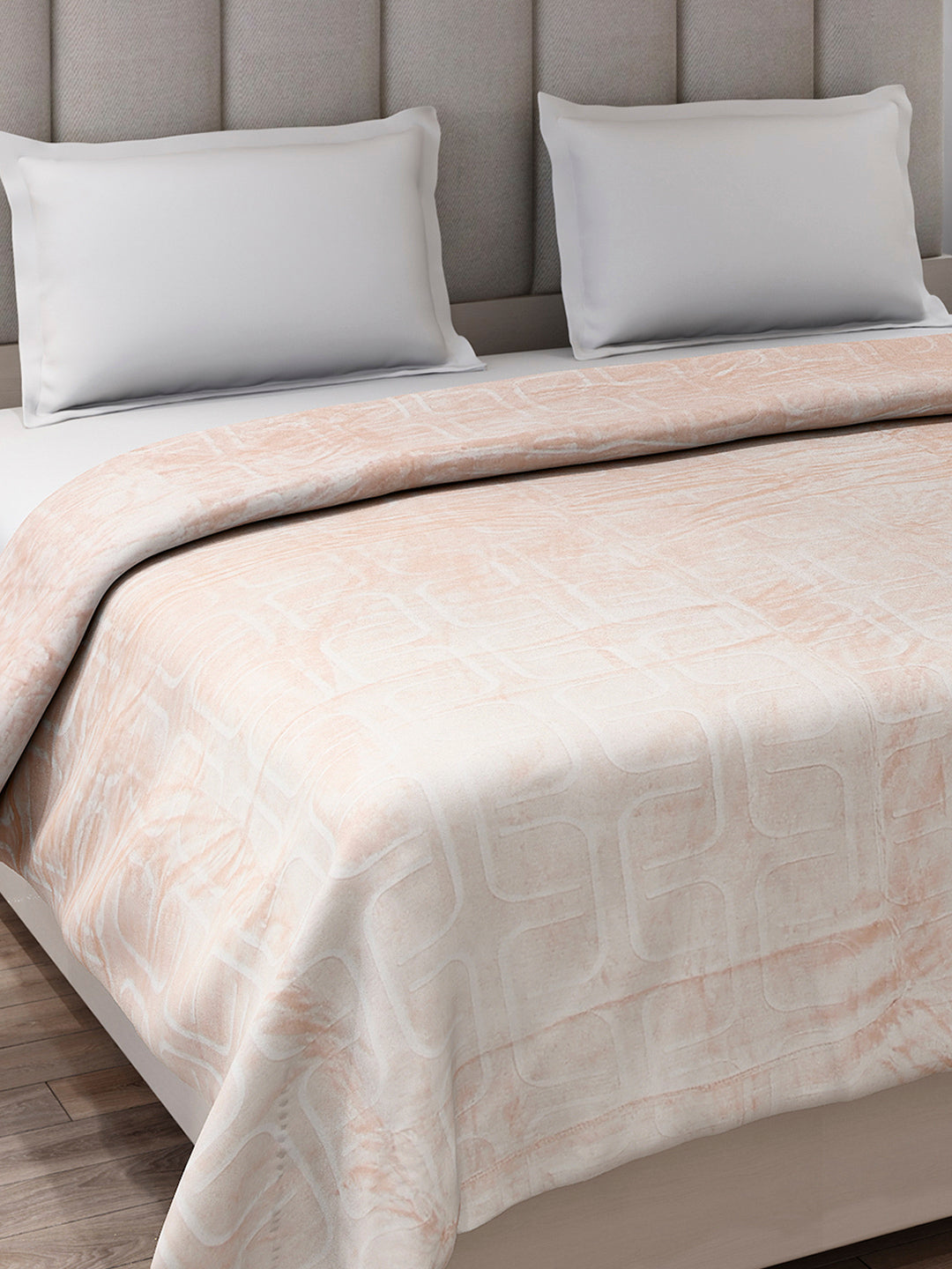 Printed Double Bed 210 GSM Blanket for AC Room - (Frosty)