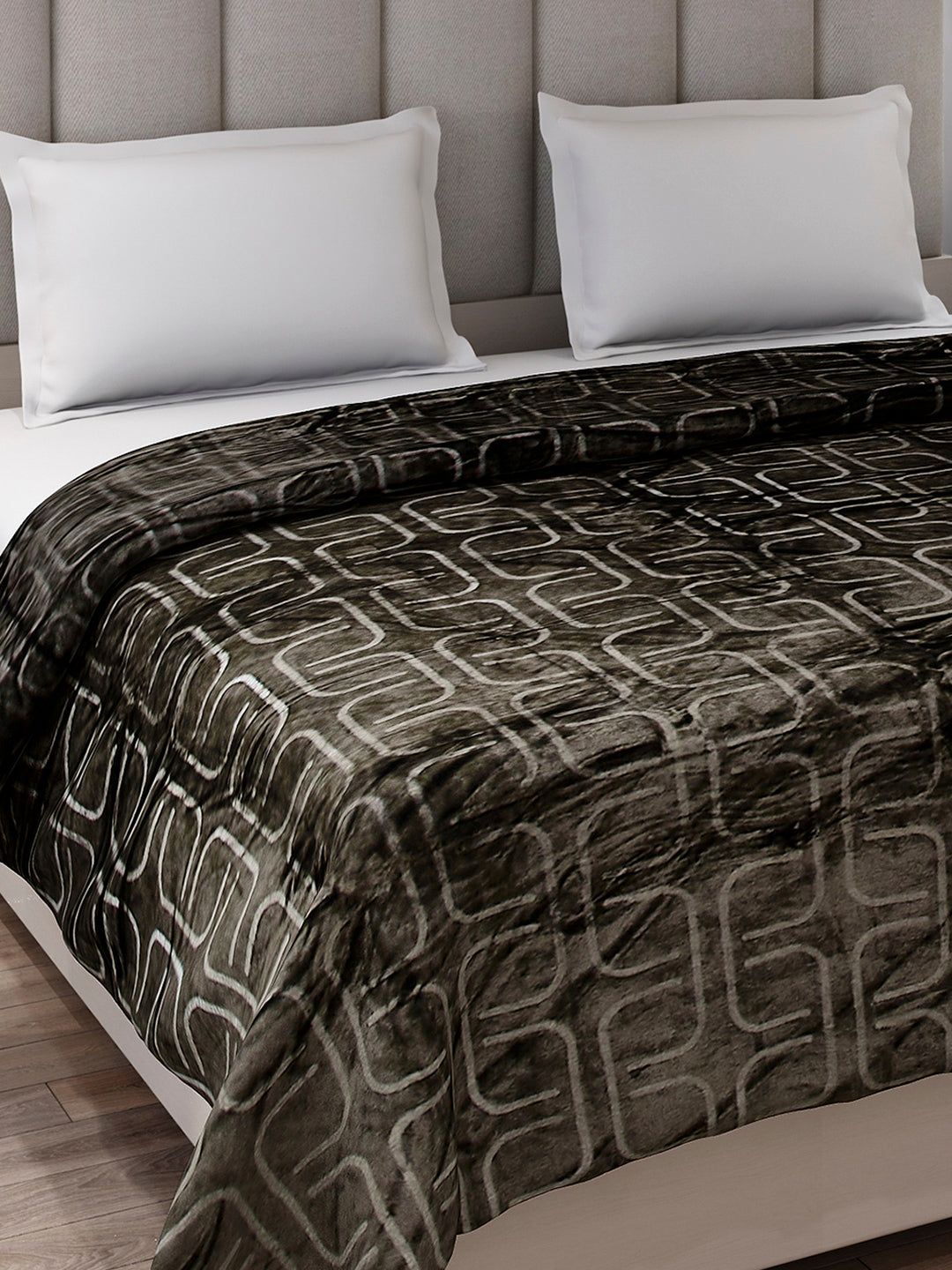 Printed Double Bed 210 GSM Blanket for AC Room - (Frosty)