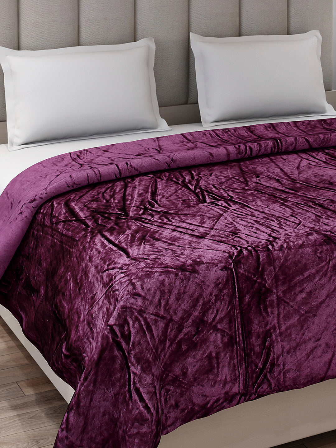 Solid Double Bed 300 GSM Blanket for AC Room - (Fusion)