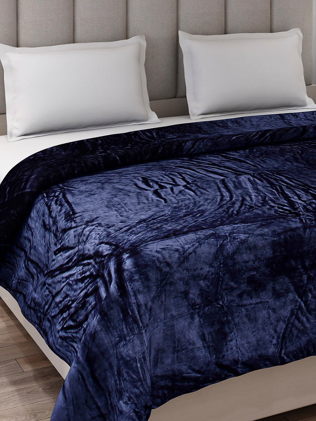 Solid Double Bed 300 GSM Blanket for AC Room - (Fusion)