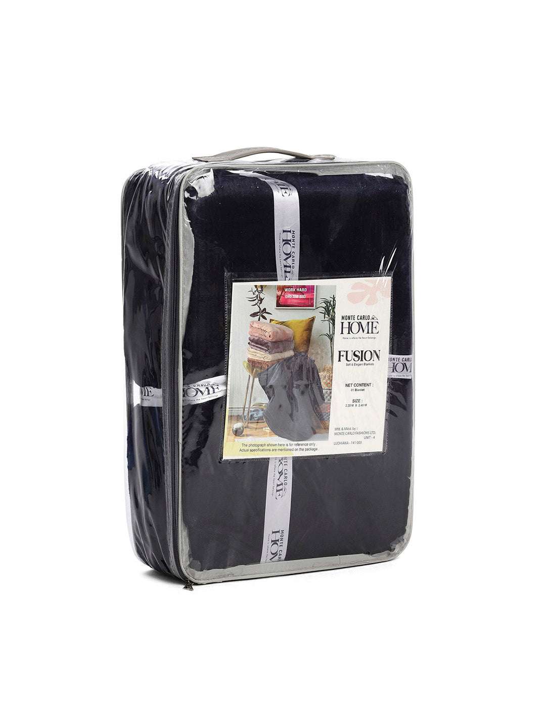 Solid Double Bed 300 GSM Blanket for AC Room - (Fusion)