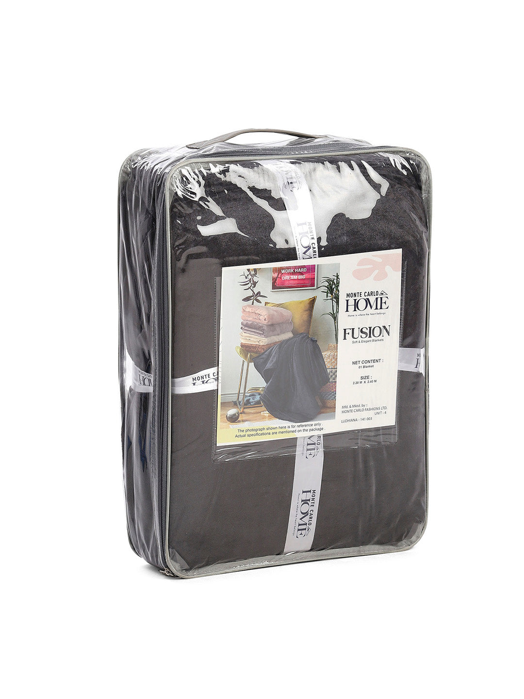 Solid Double Bed 300 GSM Blanket for AC Room - (Fusion)