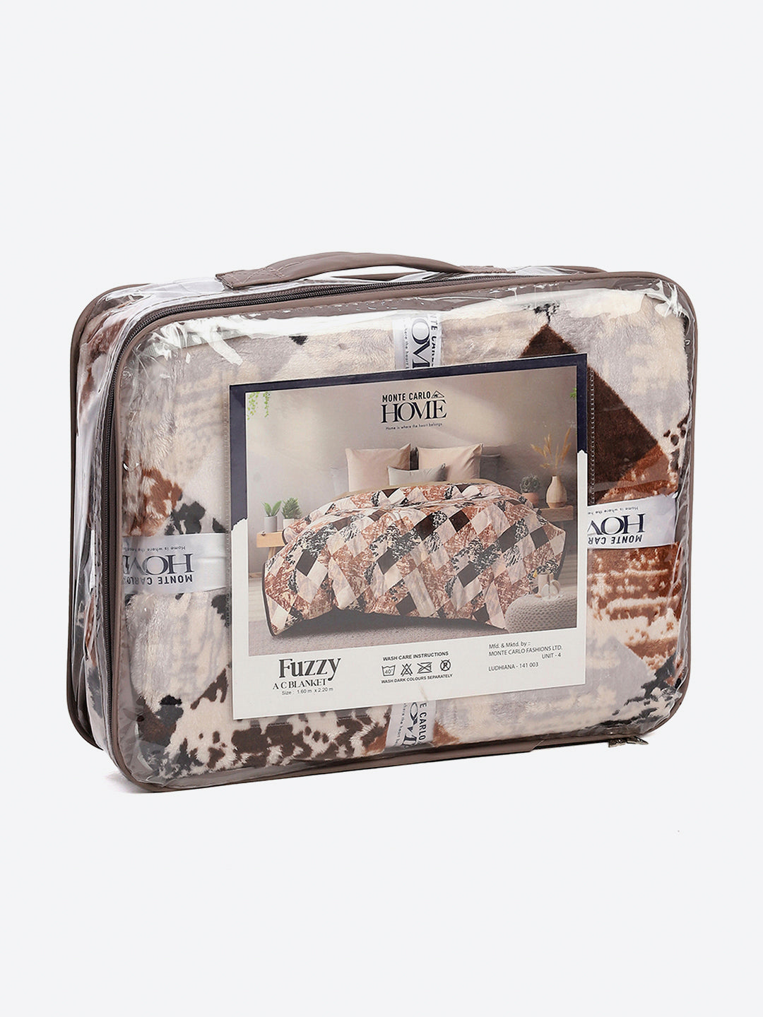 Printed Single Bed 233 GSM Blanket for AC Room - (Fuzzy)