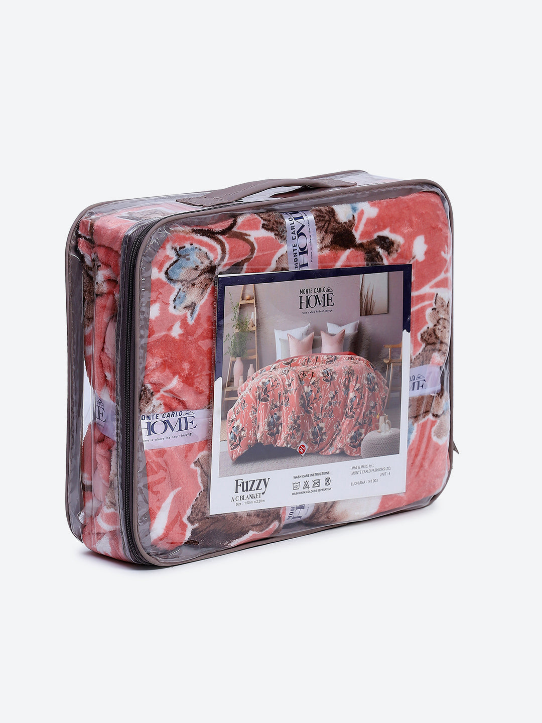 Printed Single Bed 240 GSM Blanket for AC Room - (Fuzzy)