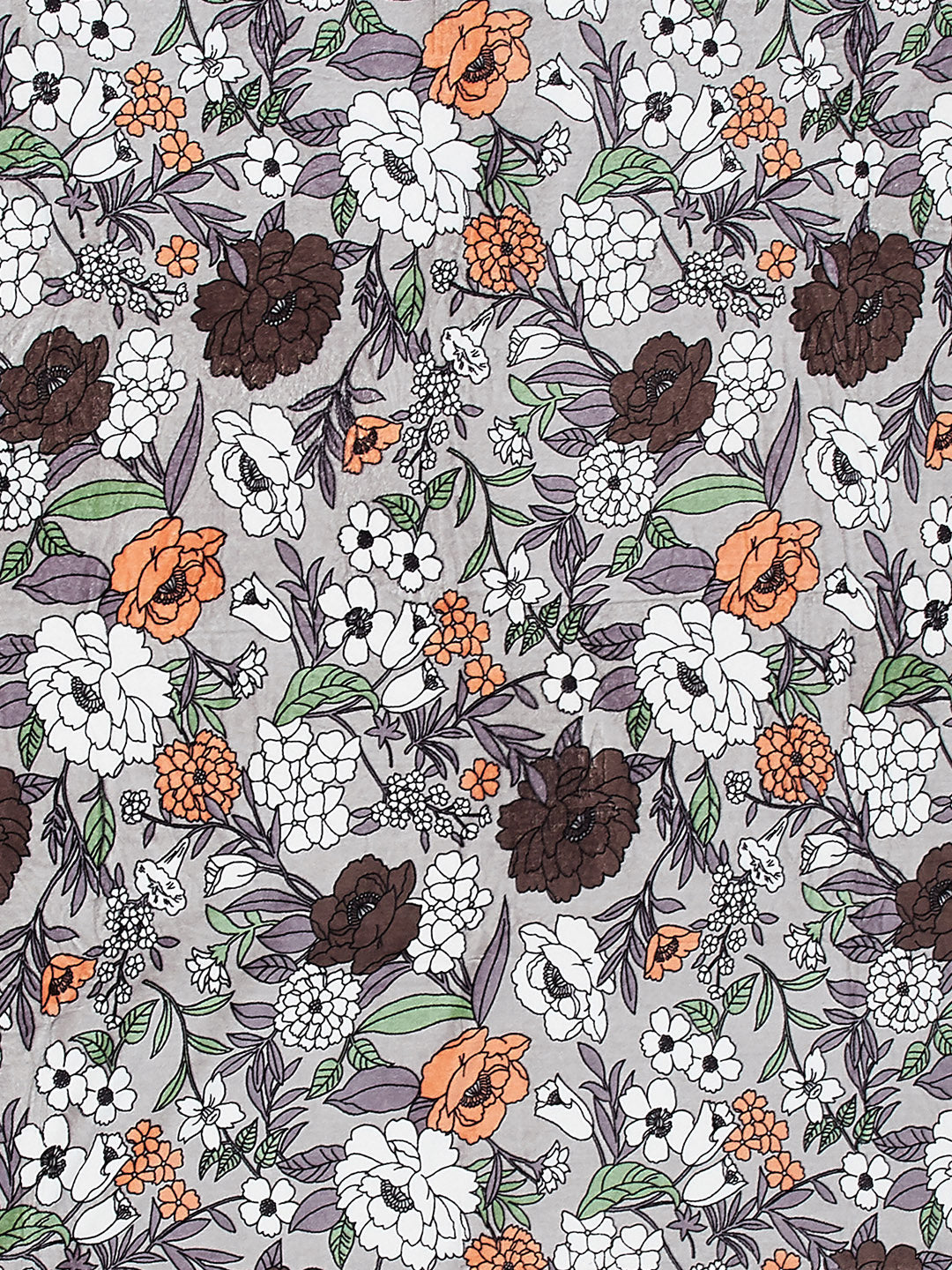Floral Print Single Bed 210 GSM Blanket for AC Room - (Grace)
