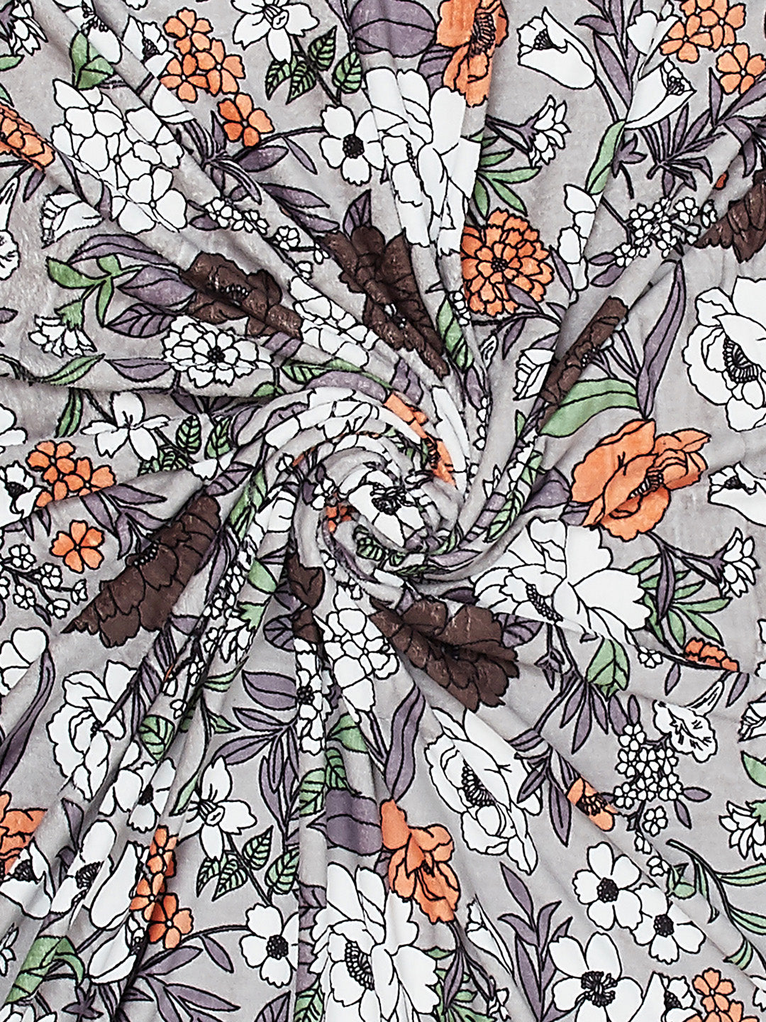Floral Print Single Bed 210 GSM Blanket for AC Room - (Grace)