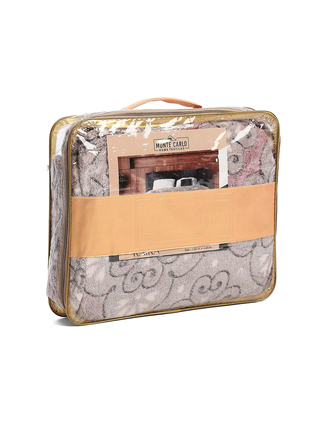 Printed Single Bed 300 GSM Blanket for AC Room - (Kaira)