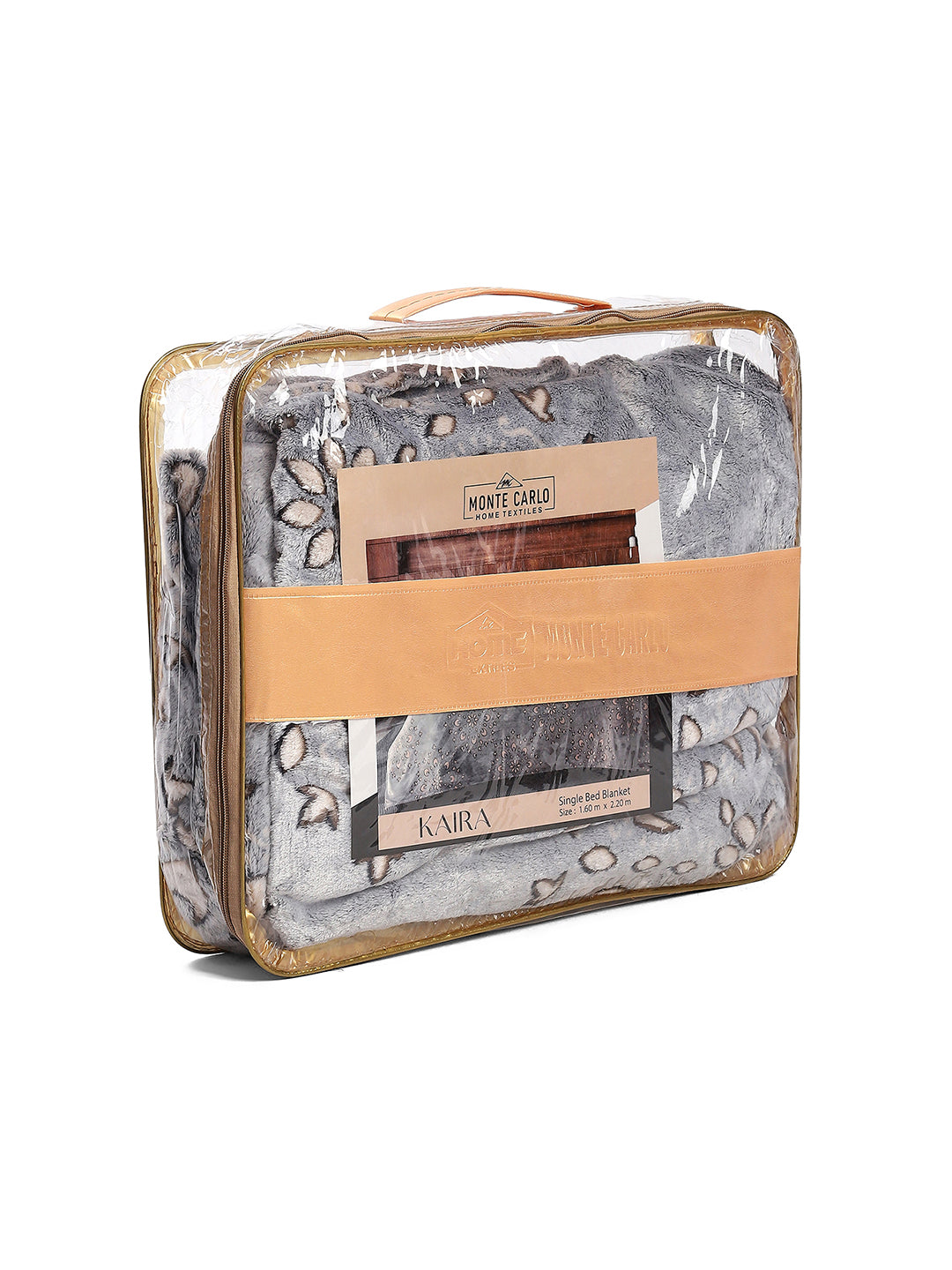 Printed Single Bed 300 GSM Blanket for AC Room - (Kaira)