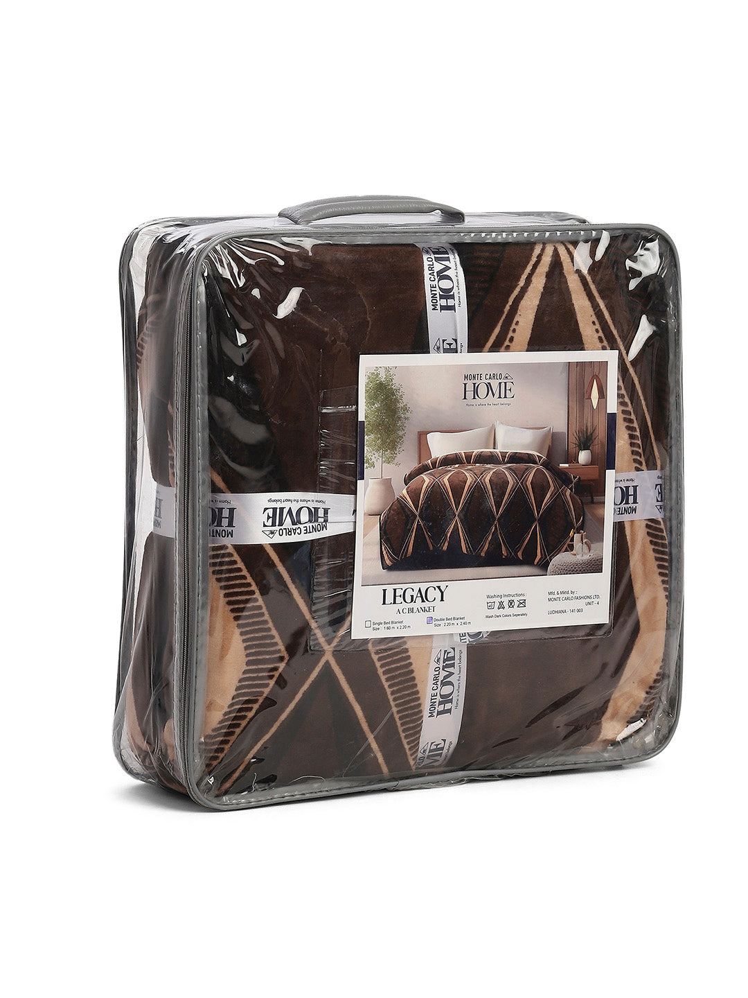 Printed Double Bed 300 GSM Blanket for AC Room - (Legacy)