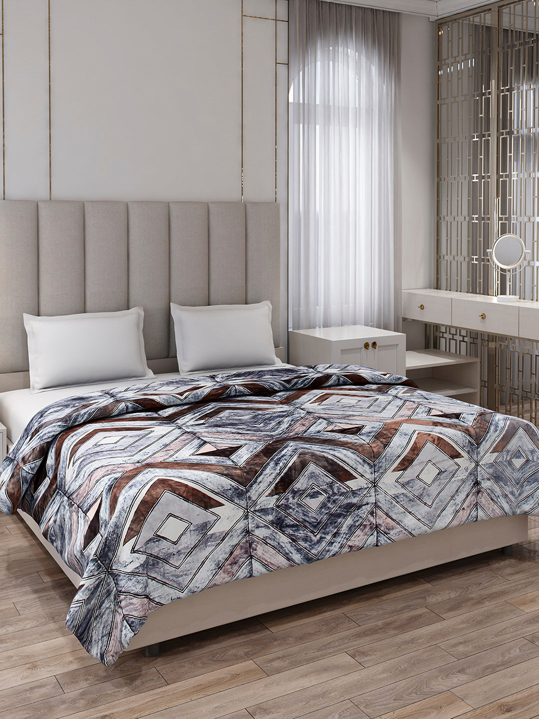 Printed Double Bed 300 GSM Blanket for AC Room - (Legacy)