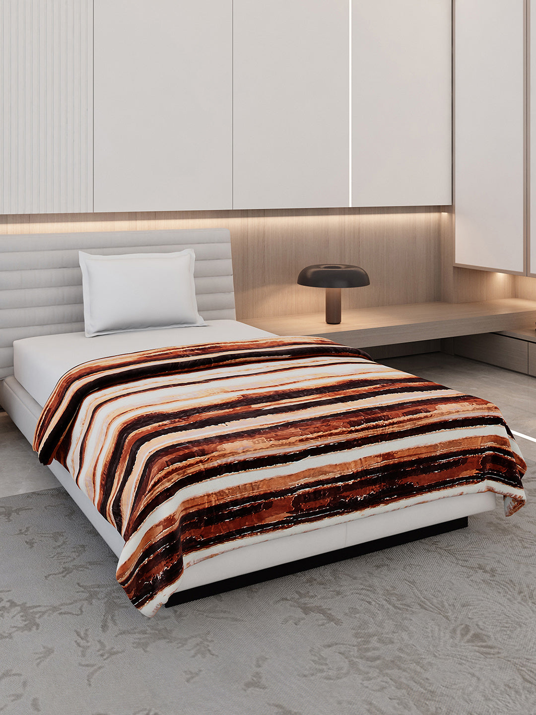 Printed Single Bed 300 GSM Blanket for AC Room - (Legacy)