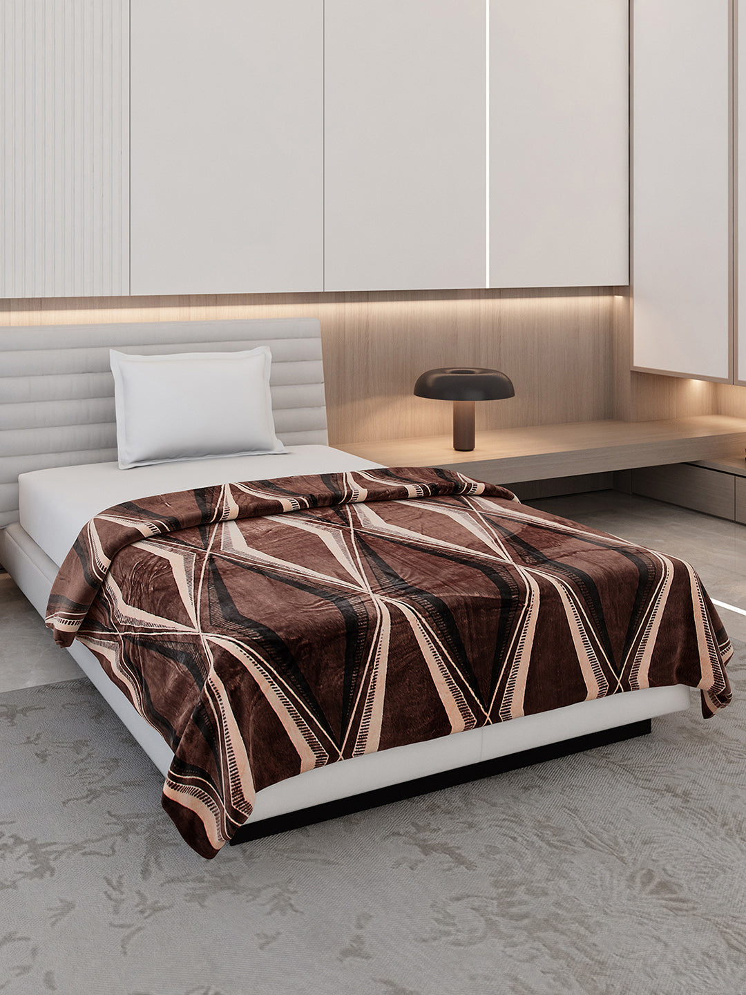 Printed Single Bed 300 GSM Blanket for AC Room - (Legacy)