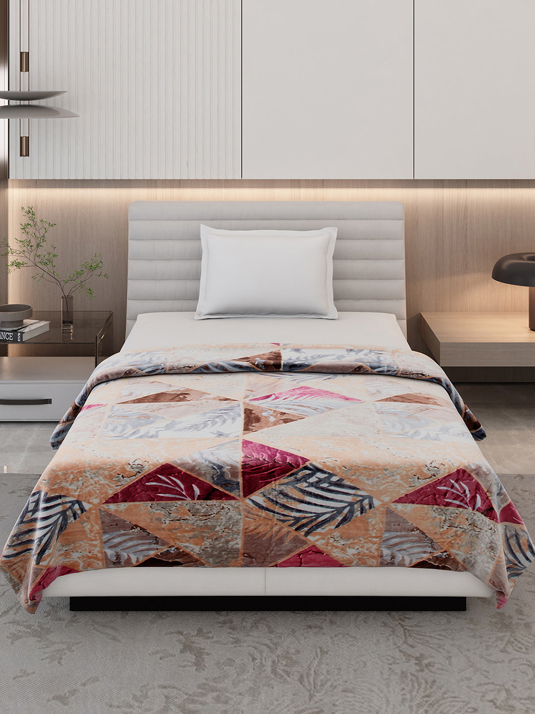 Printed Single Bed 300 GSM Blanket for AC Room - (Legacy)