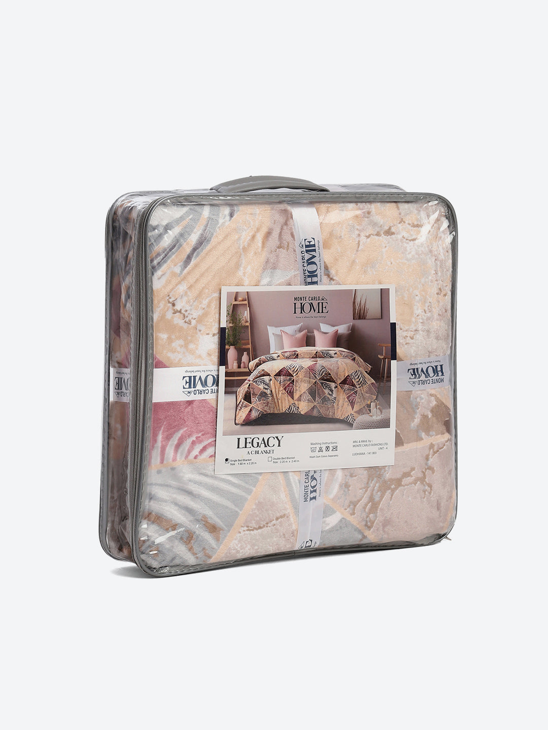 Printed Single Bed 300 GSM Blanket for AC Room - (Legacy)