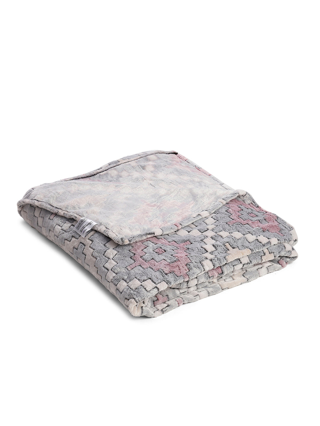 Printed Double Bed 300 GSM Blanket for AC Room - (Matrix)