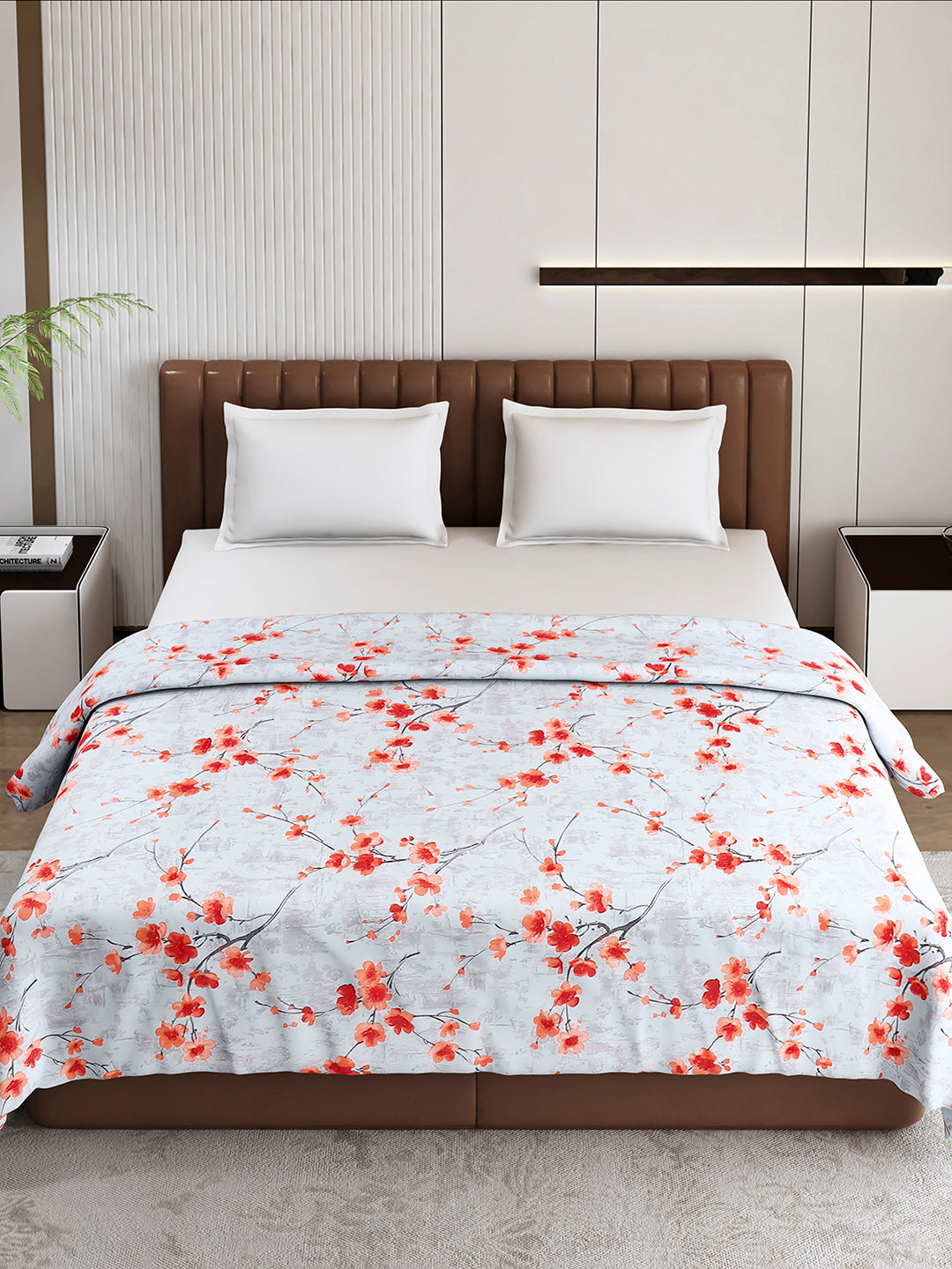 Printed Double Bed 210 GSM Blanket for AC Room - (Mellow)