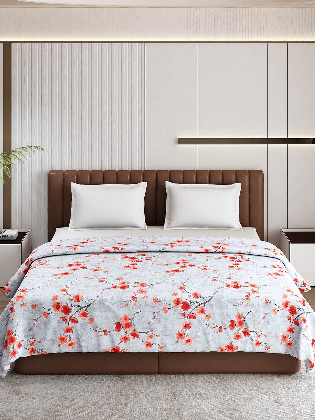 Printed Double Bed 210 GSM Blanket for AC Room - (Mellow)