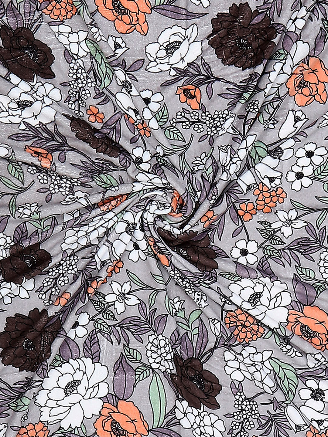 Printed Double Bed 210 GSM Blanket for AC Room - (Mellow)