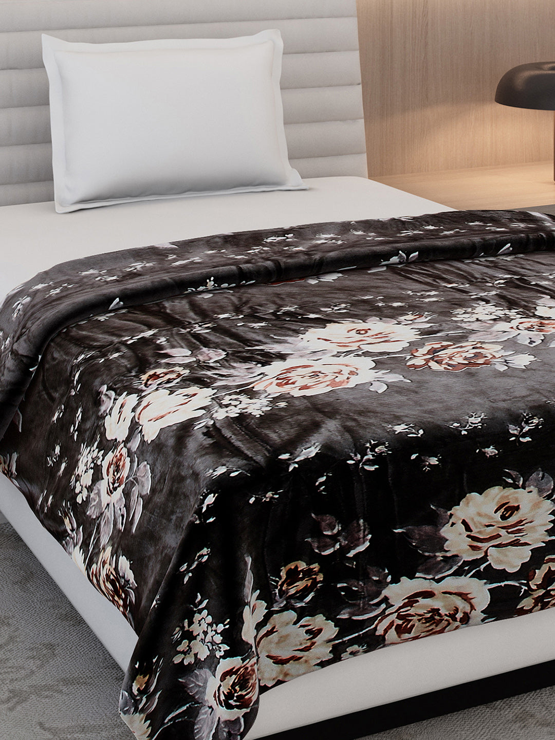Printed Single Bed 350 GSM Blanket for AC Room - (Nicole)