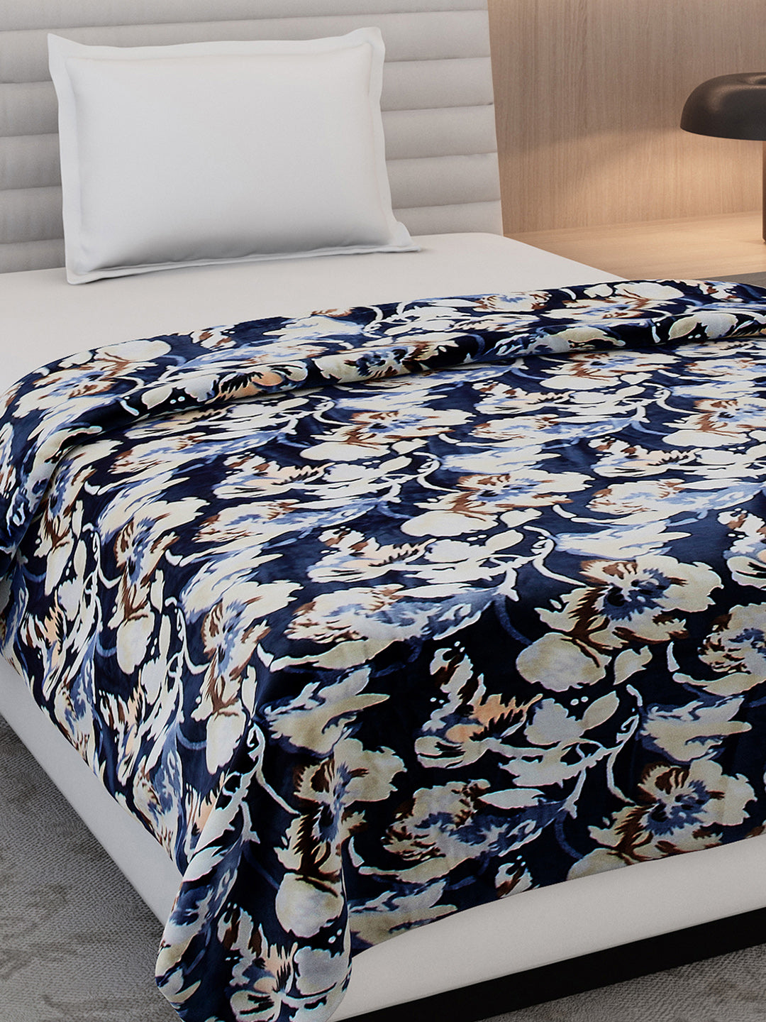 Printed Single Bed 350 GSM Blanket for AC Room - (Nicole)