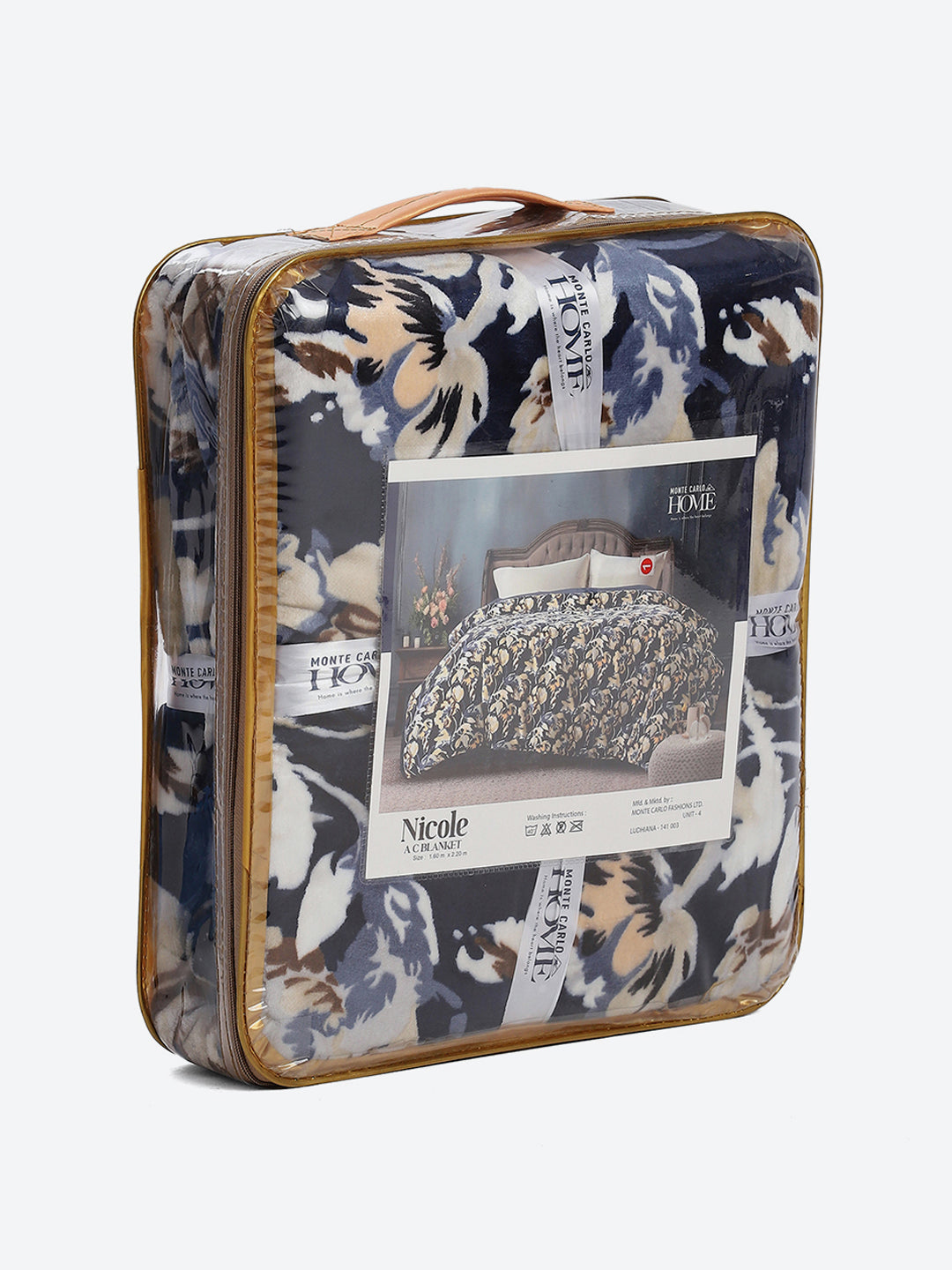 Printed Single Bed 350 GSM Blanket for AC Room - (Nicole)