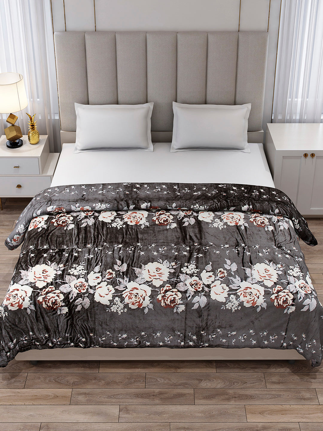 Printed Double Bed 354 GSM Blanket for AC Room - (Opera)