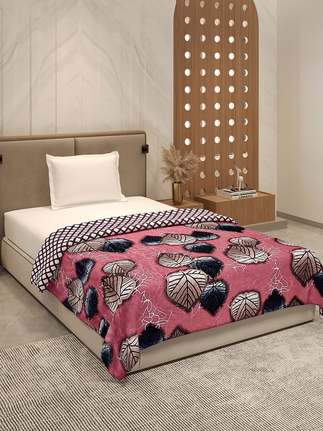 Printed Single Bed 350 GSM Blanket for AC Room - (Paramount)