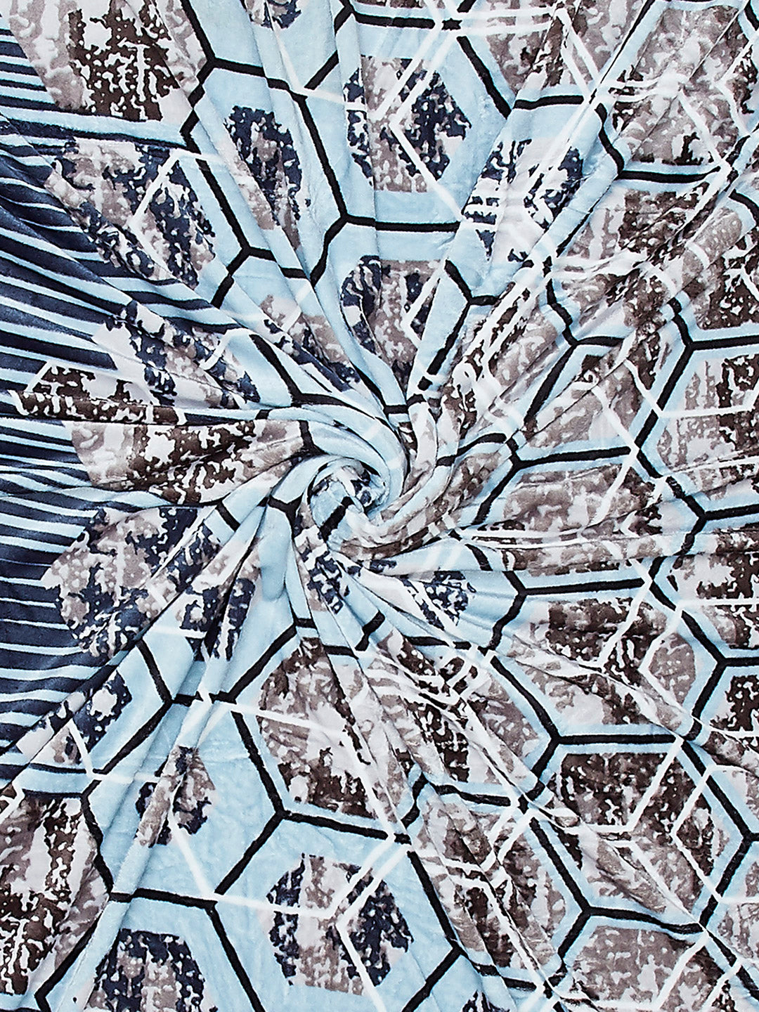 Printed Double Bed 233 GSM Blanket for AC Room - (Plushy)