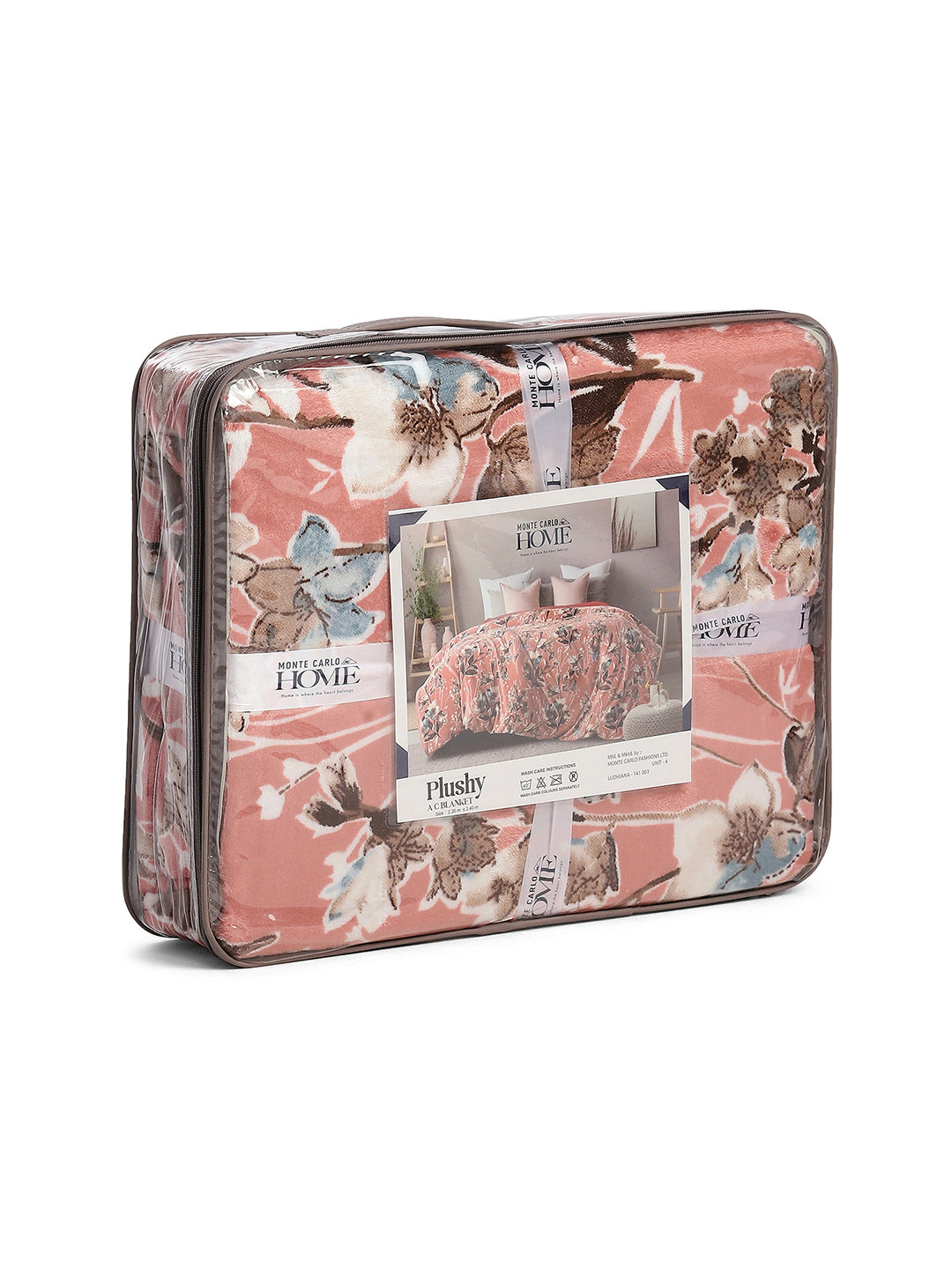 Printed Double Bed 233 GSM Blanket for AC Room - (Plushy)