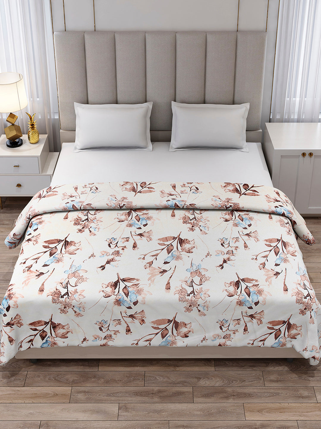 Printed Double Bed 233 GSM Blanket for AC Room - (Plushy)
