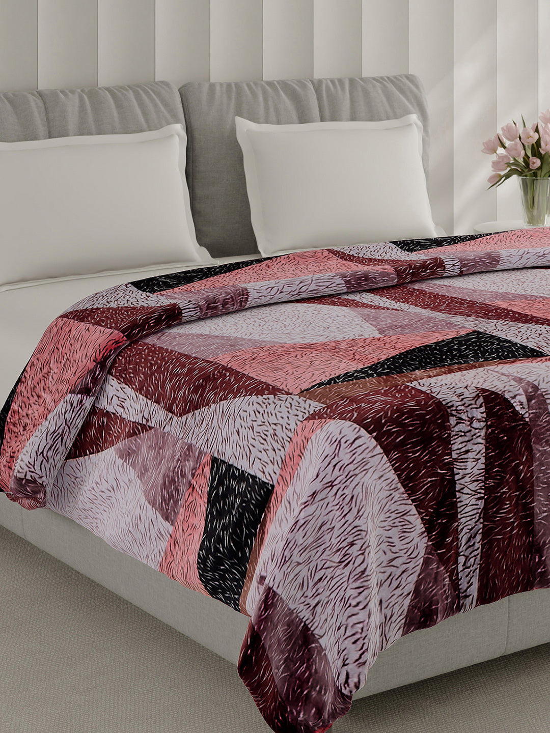 Quilt Blanket For Ac Room Hand Block Print Cotton Dohar Handmade