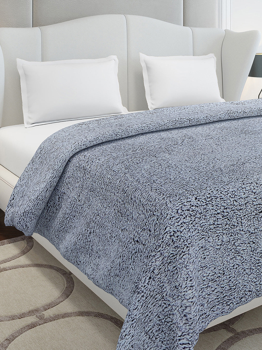 Solid Double Bed 300 GSM Blanket for AC Room - (Scotish)