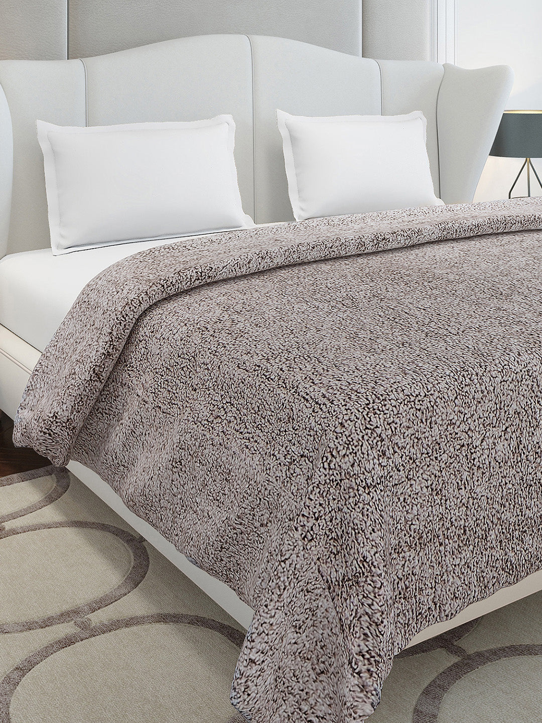 Solid Double Bed 300 GSM Blanket for AC Room - (Scotish)