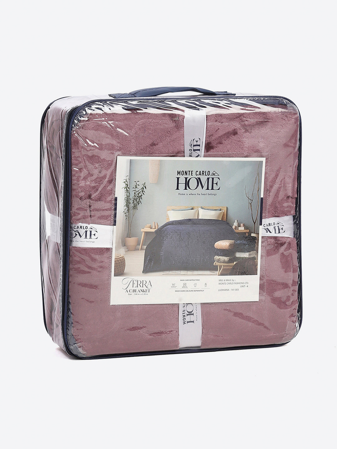 Printed Single Bed 210 GSM Blanket for AC Room - (Terra)