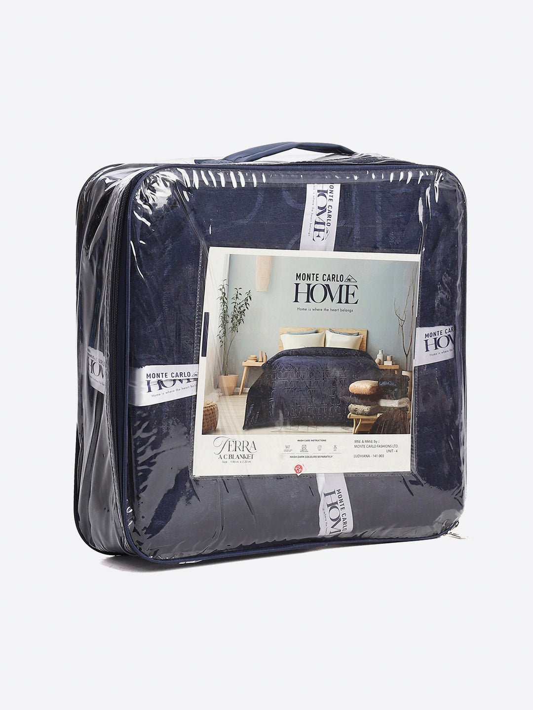 Printed Single Bed 210 GSM Blanket for AC Room - (Terra)