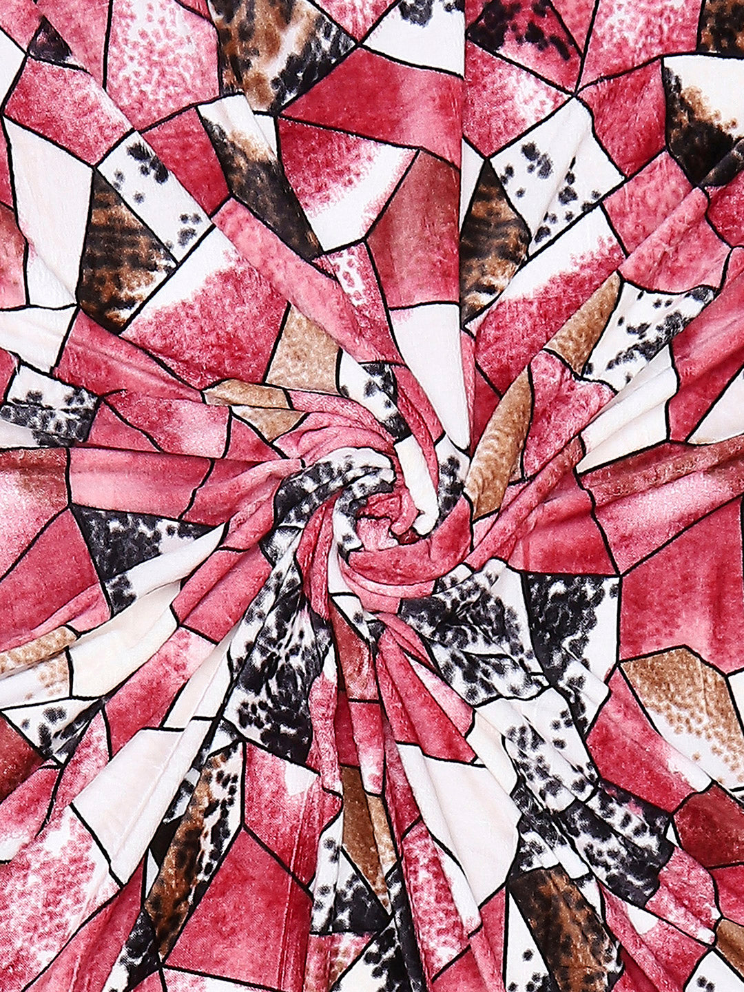 Printed Double Bed 300 GSM Blanket for AC Room - (Tulip)