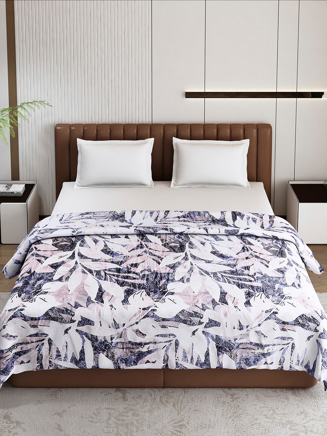 Printed Double Bed 300 GSM Blanket for AC Room - (Tulip)