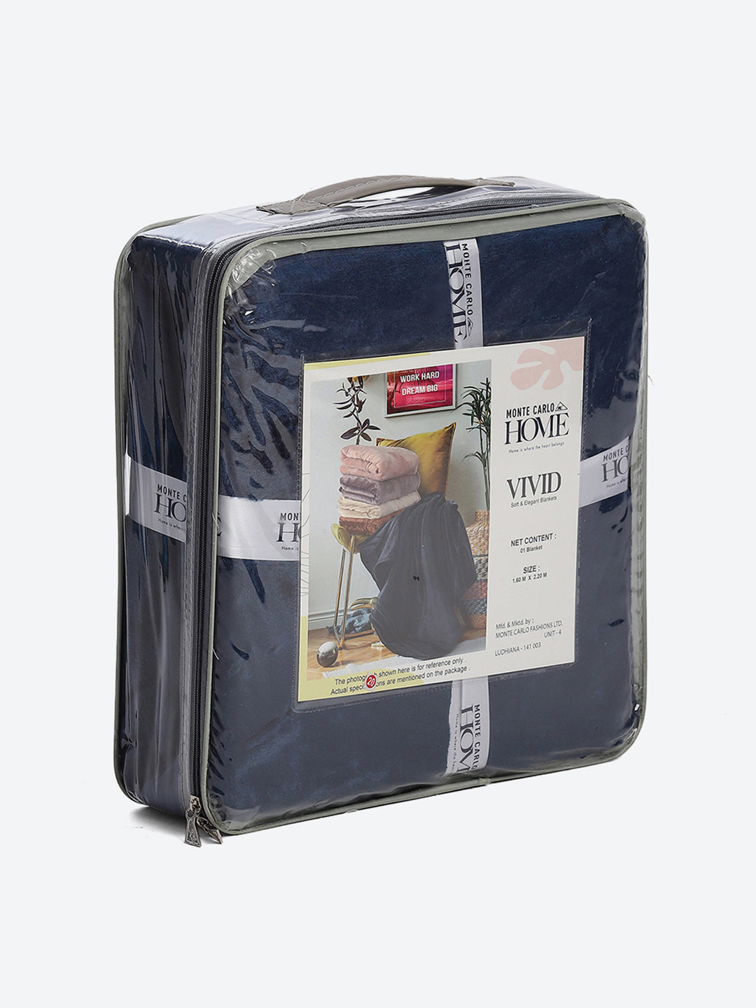 Solid Single Bed 300 GSM Blanket for AC Room - (Vivid)