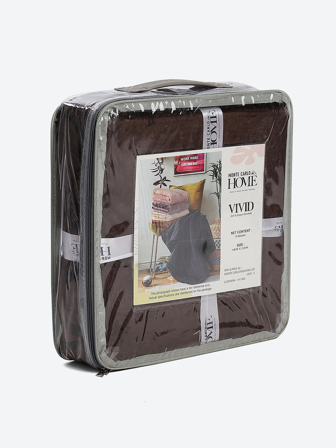 Solid Single Bed 300 GSM Blanket for AC Room - (Vivid)