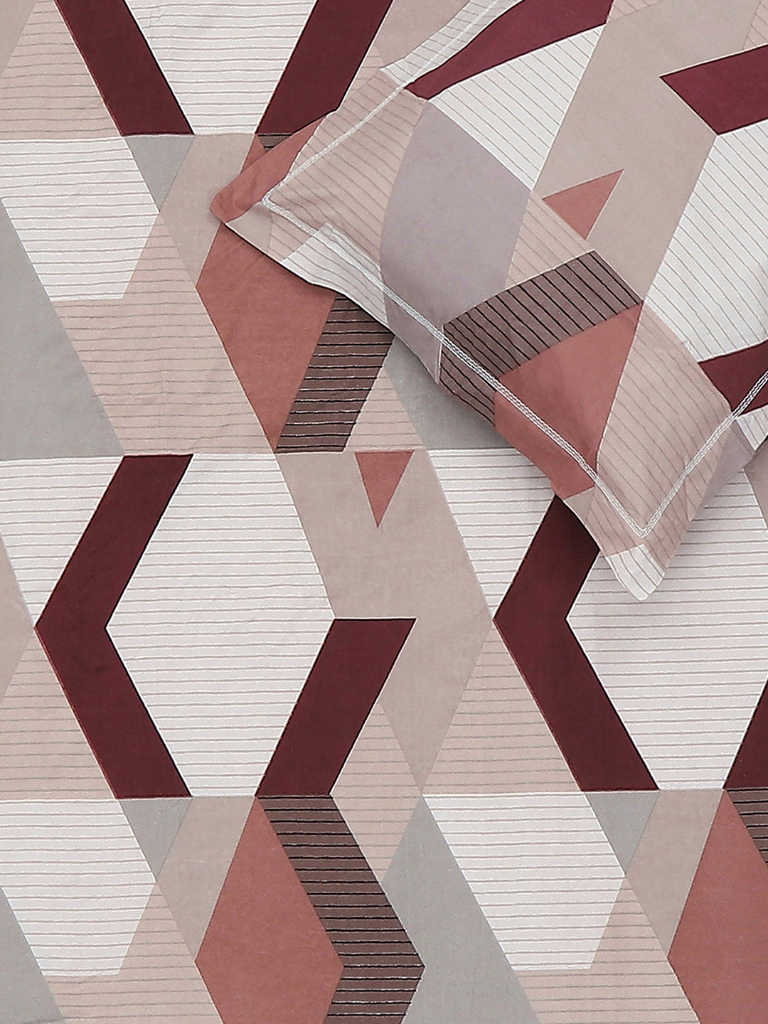 130 GSM Polyester Single Bedsheet with 1 Pillow Cover (Decoy)