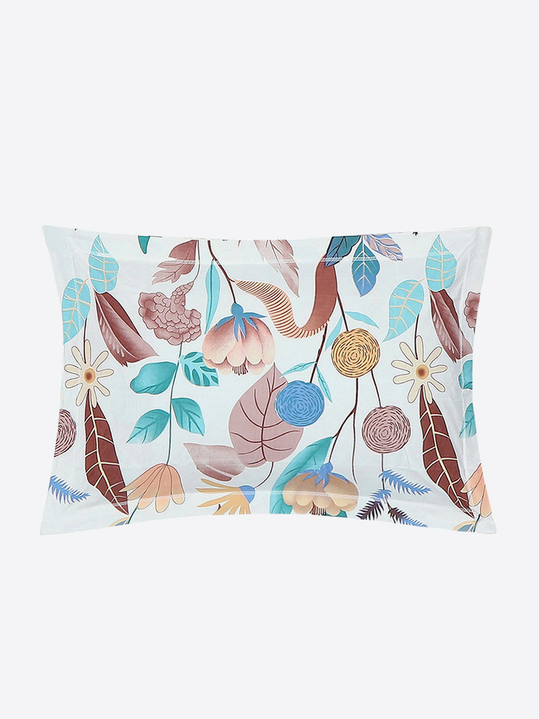 130 GSM Polyester Single Bedsheet with 1 Pillow Cover (Decoy)