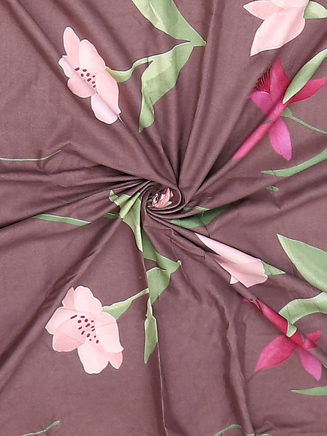 130 GSM Polyester King Size 1 Bedsheet with 2 Pillow Covers (Edmond)