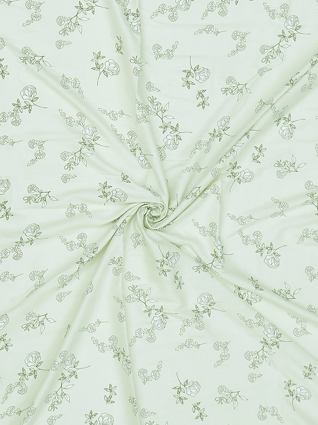 130 GSM Polyester King Size 1 Bedsheet with 2 Pillow Covers (Edmond)