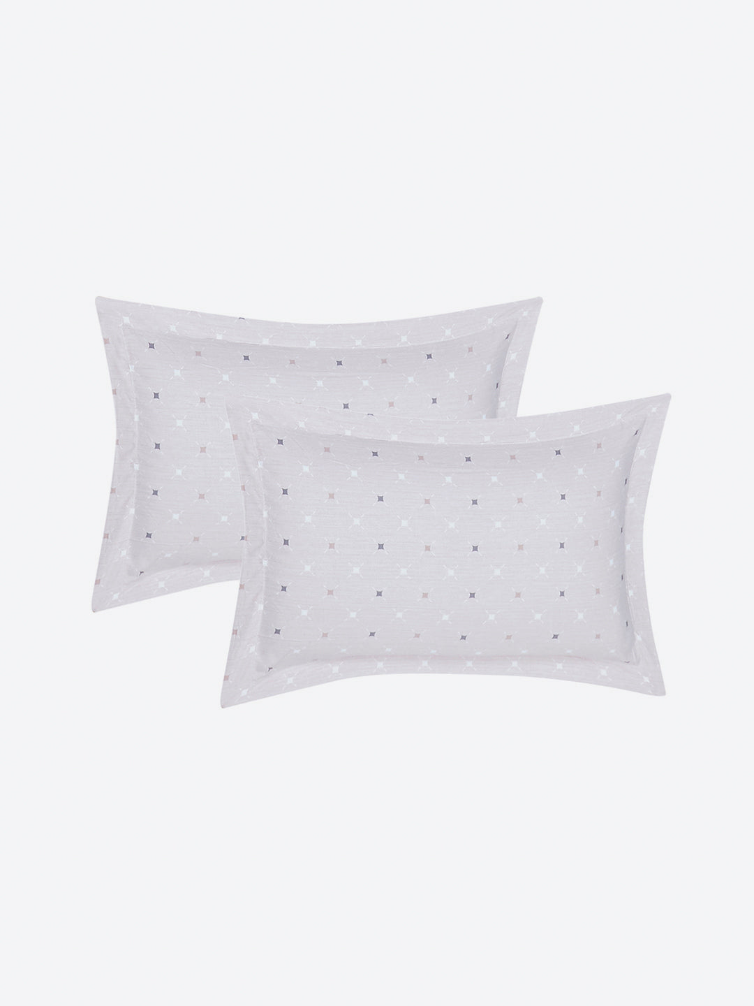 130 GSM Polyester King Size 1 Bedsheet with 2 Pillow Covers (Edmond)