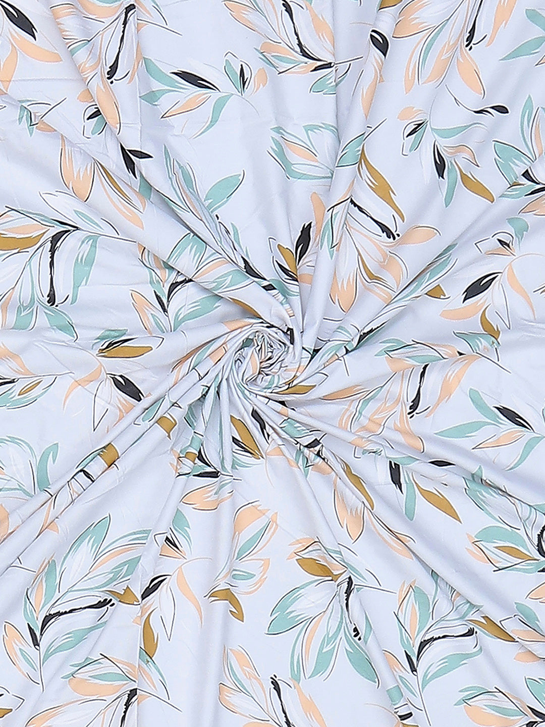 130 GSM Polyester King Size 1 Bedsheet with 2 Pillow Covers (Edmond)