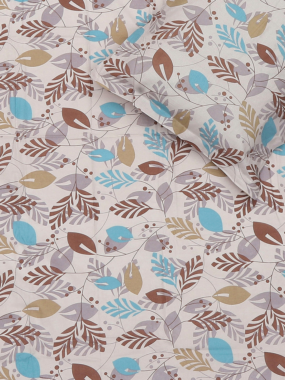 104 TC Cotton Single Bedsheet with 1 Pillow Cover (Elegance)