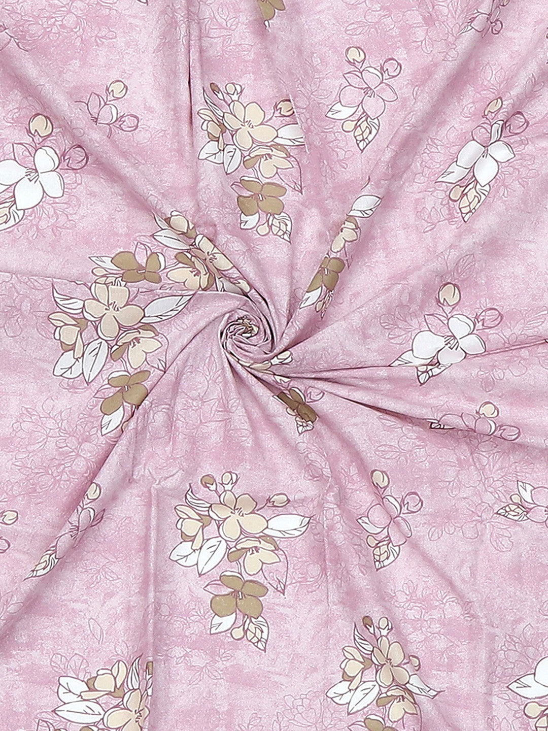 104 TC Cotton Single Bedsheet with 1 Pillow Cover (Elegance)