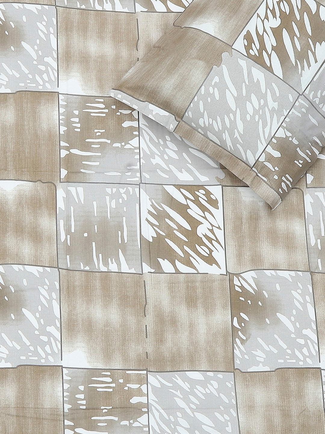 104 TC Cotton Single Bedsheet with 1 Pillow Cover (Elegance)